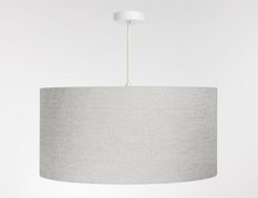 Lampa wisząca 40cm LEN LIGHT beżowa do salonu - Miniaturka zdjęcia nr 3