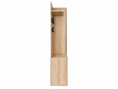Garderoba do przedpokoju DUO 180x95x35 cm z lustrem wieszakami szafka na buty dąb sonoma prawa - Miniaturka zdjęcia nr 6