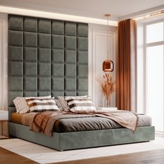 Panele tapicerowane 50x50 na ścianę magic velvet szary - Miniaturka zdjęcia nr 5