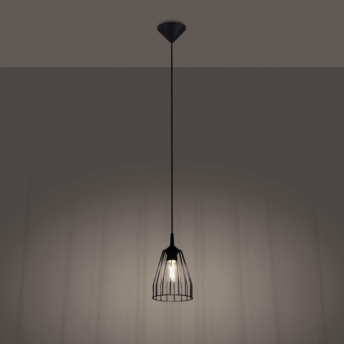 Lampa wisząca LEYO 85x15x15cm nowoczesna E27 do salonu nr. 3