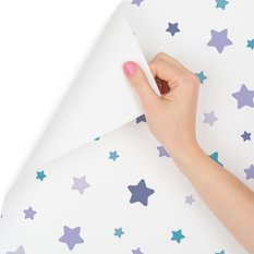 Tapeta dla dzieci – Wielobarwne gwiazdki  - Miniaturka zdjęcia nr 3