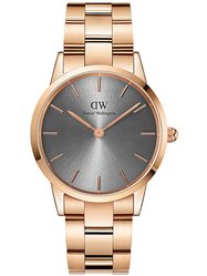 ZEGAREK MĘSKI DANIEL WELLINGTON Iconic Link Grey DW00100332 (zw003a)