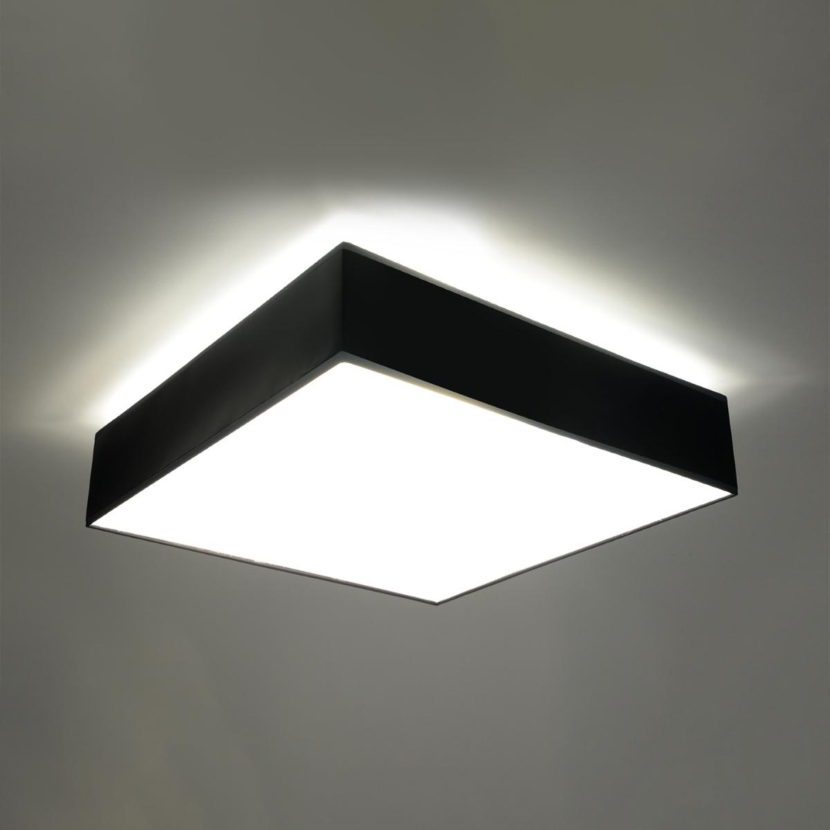 Plafon HORUS 55 czarny 11x55x55cm E27 nowoczesna lampa do salonu nr. 3