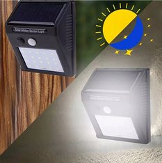 Lampa solarna halogen LED czujnik ruchu i zmierzchu do ogrodu - Miniaturka zdjęcia nr 7