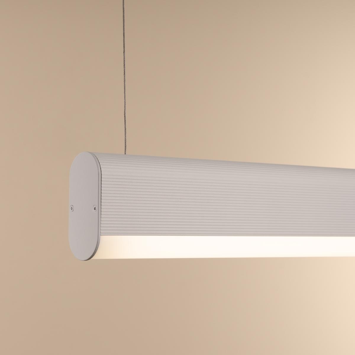 Lampa wisząca FARGE biała LED 3000K 150x8x120cm nowoczesna LED do salonu nr. 5