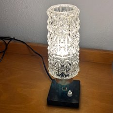 Lampka nocna z marmurową podstawą, Niemcy lata 60. - Miniaturka zdjęcia nr 7