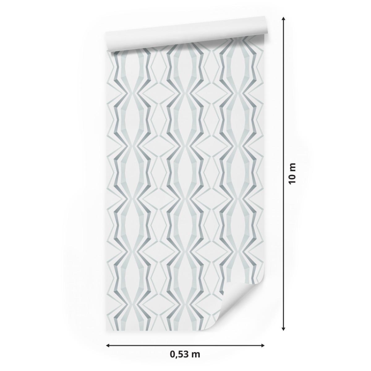 Tapeta Ścienna Nowoczesne GEOMETRYCZNE Ozdoba 3D 53x1000  nr. 2