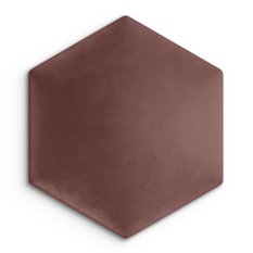 Panele tapicerowane  26x30 cm na ścianę hexagon brudny róż - Miniaturka zdjęcia nr 2