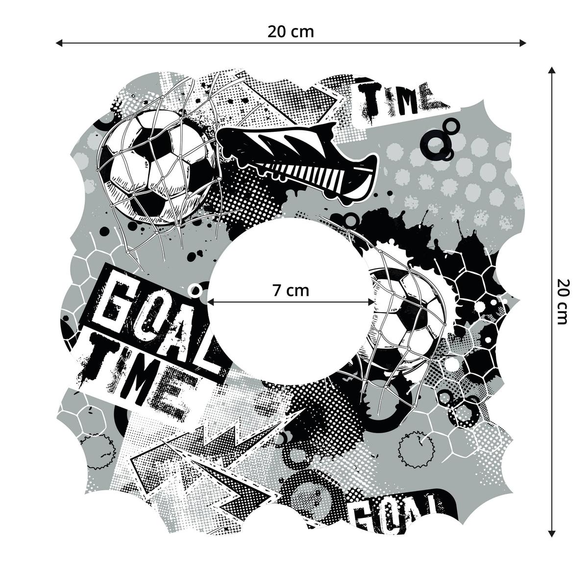 Naklejka Pod Kontakt Do Pokoju Dzieci Piłka Nożna 20x20 Graffiti Abstrakcja nr. 2