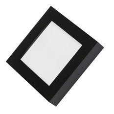 Panel LED 25 x 25 x 5 cm plafon z drewna czarny 24W kinkiet do salonu - Miniaturka zdjęcia nr 1