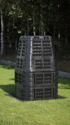 Kompostownik 480l + komposter, łopatka, rękawice - Miniaturka zdjęcia nr 8