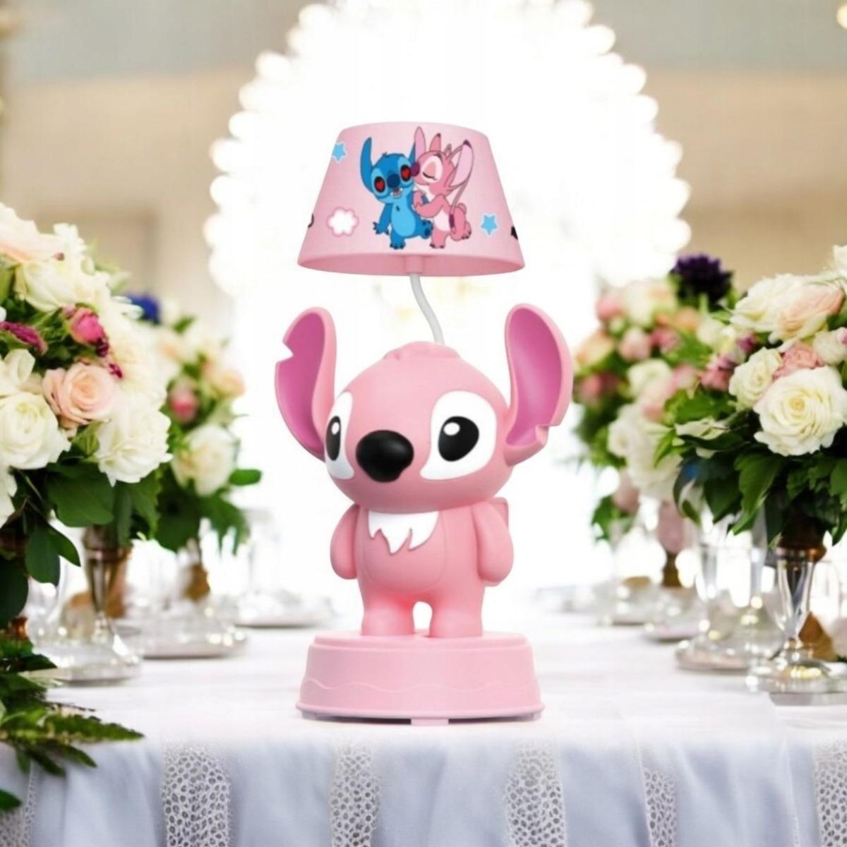 Lampka nocna Lilo & Stich LED dla dziecka różowa nr. 2