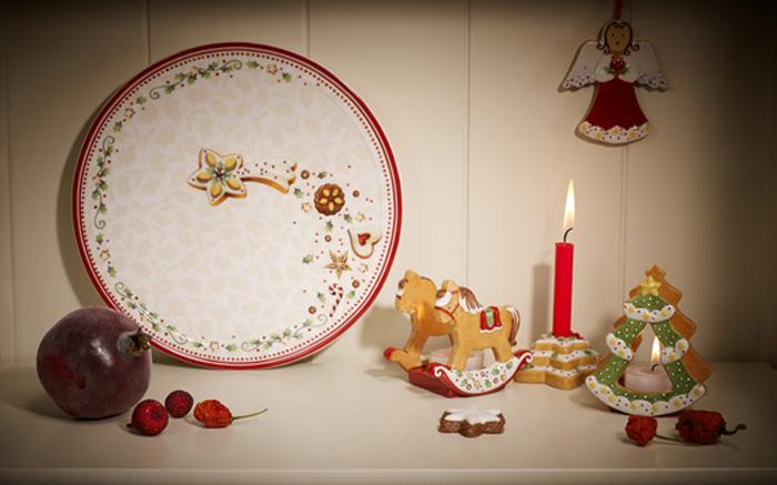 Talerz sałatkowy 21,5 cm Winter Bakery Delight Villeroy & Boch kolorowy do jadalni nr. 2