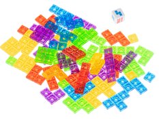 Gra logiczna układanka tetris puzzle klocki zabawka dla dziecka - Miniaturka zdjęcia nr 4