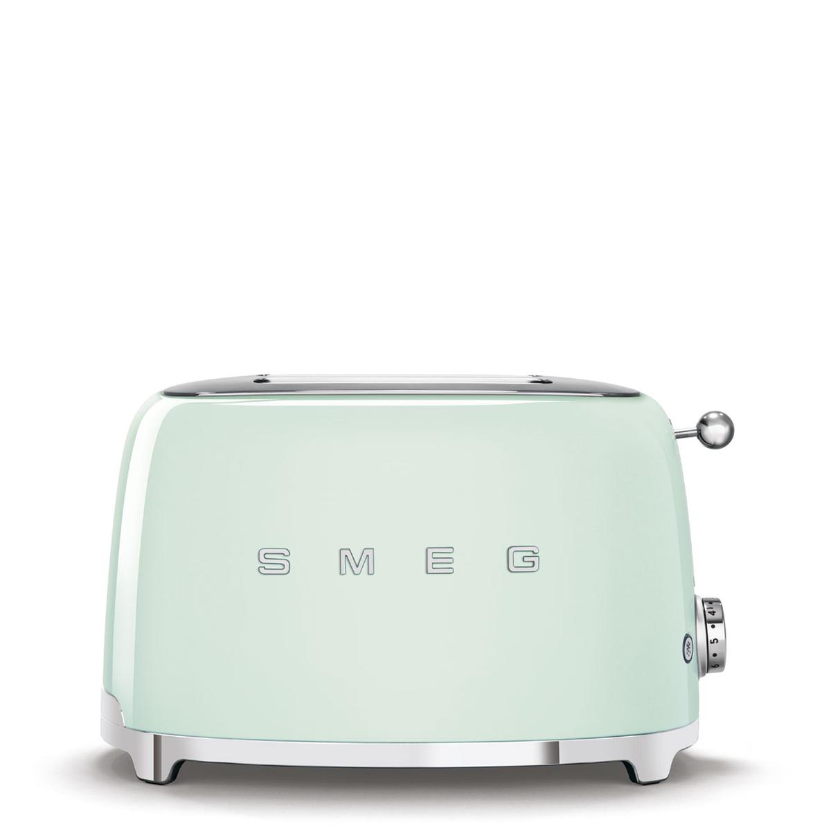 Toster SMEG 31x19,5x19,8 cm 50's Style na 2 kromki pastelowa zieleń do kuchni nr. 1