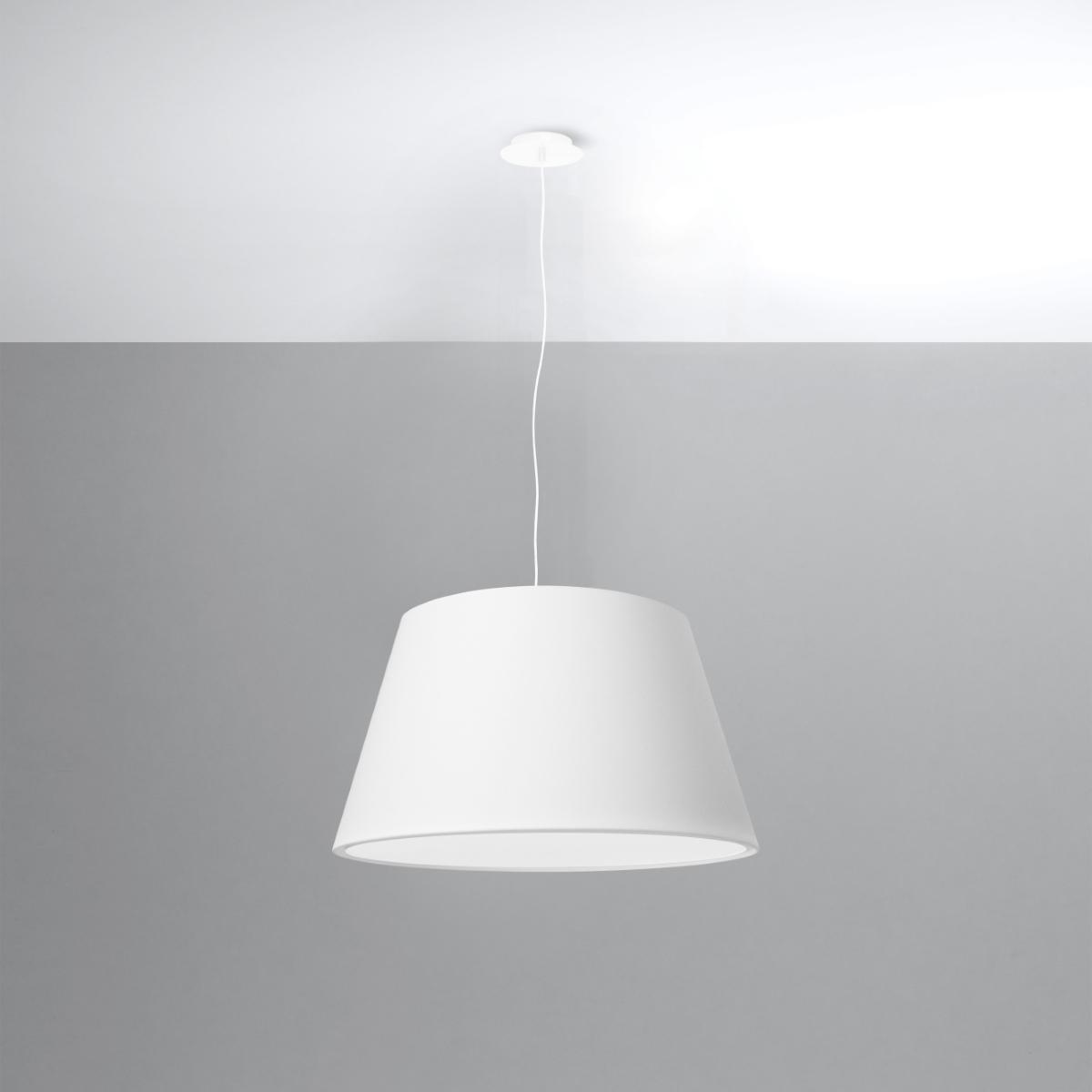 Żyrandol CONO 114x45x45cm biała lampa wisząca nowoczesna E27 do salonu  nr. 2