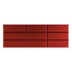  Panele tapicerowane 60x20 cm na ścianę magic velvet czerwony - Miniaturka zdjęcia nr 4