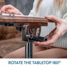 Tatkraft Gain stabilny stolik pod laptopa, 4 kółka - Miniaturka zdjęcia nr 5