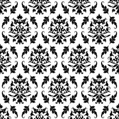 Tapeta Czarno-Białe ORNAMENTY Eleganckie Wzory  - Miniaturka zdjęcia nr 7