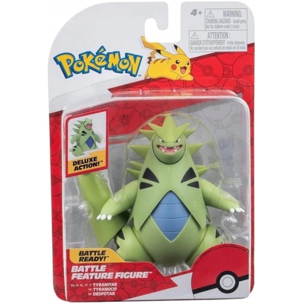 Oryginalna figurka akcji deluxe tyranitar pokemon battle feature figure dla dziecka