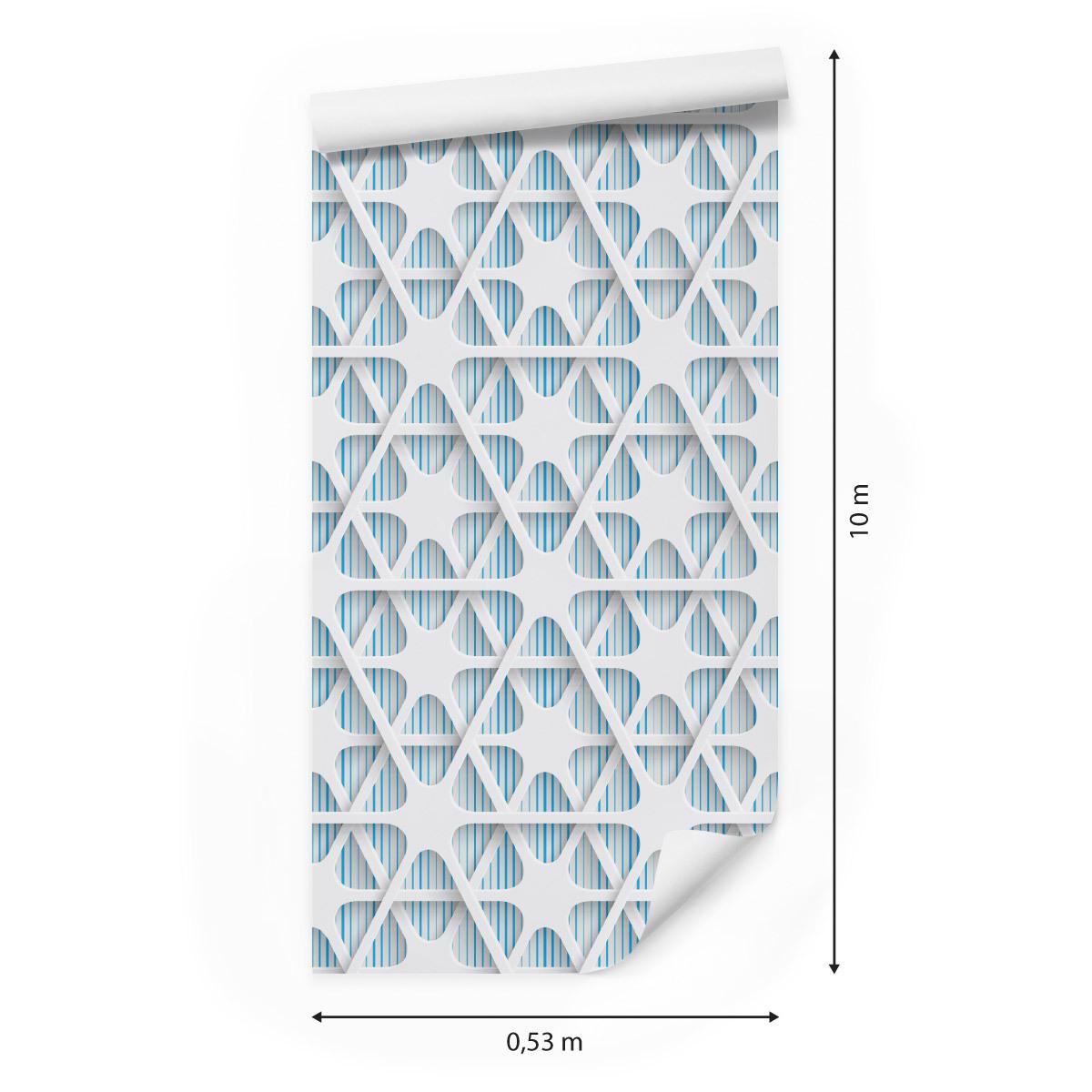 Tapeta optyczna, geometryczna 3d, do sypialni  nr. 2