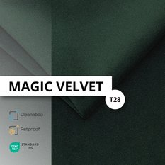 Łóżko Pojedyncze 90x200cm łóżko tapicerowane z pojemnikiem butelkowa zieleń do sypialni wezgłowie 110 cm - Miniaturka zdjęcia nr 13