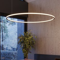 Żyrandol RISA 90 czarny LED 160x90x90cm nowoczesna lampa wisząca LED do salonu - Miniaturka zdjęcia nr 11