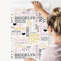 Tapeta Dla Dziewczyny Napisy NOWY JORK Brooklyn  - Miniaturka zdjęcia nr 7