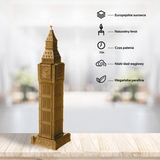 Świeca Big Ben Classic Gold - Miniaturka zdjęcia nr 2