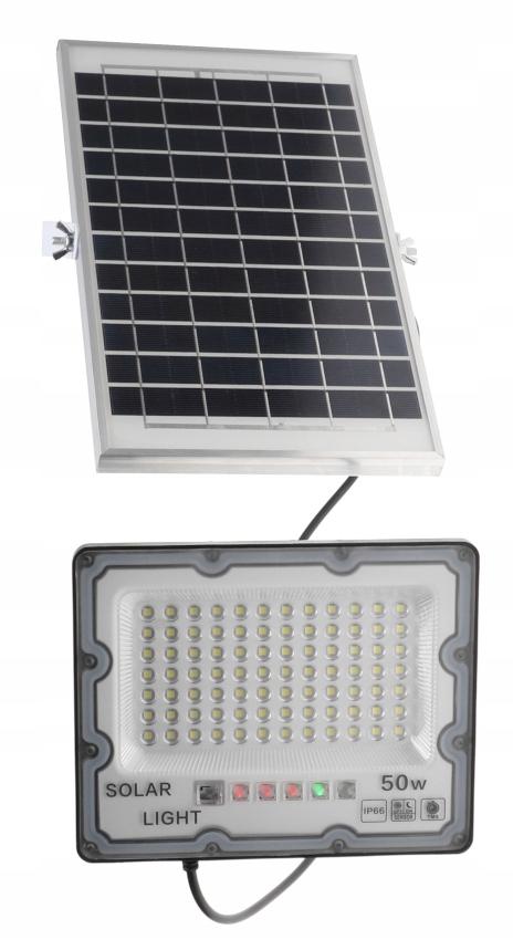 HALOGEN Lampa SOLARNA LED 50W Uliczna Pilot Czujnik ZMIERZCHU 5912 nr. 5