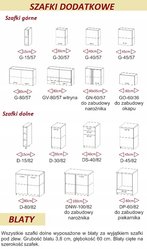 Szafka kuchenna górna wisząca 80x57x30 cm kaszmir do zestawu czarne uchwyty do kuchni - Miniaturka zdjęcia nr 4