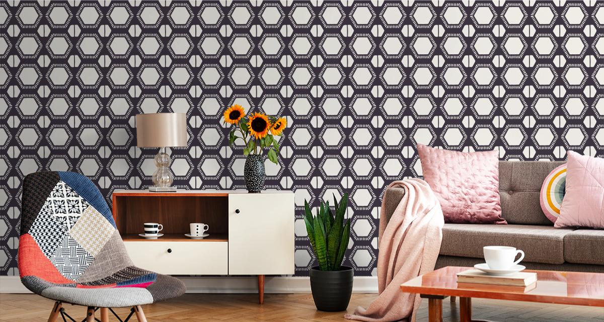 Tapeta GEOMETRYCZNA W Rolce Nowoczesna Abstrakcja 53x1000  nr. 8