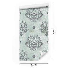 Tapeta ornamenty w stylu vintage, dekor do salonu - Miniaturka zdjęcia nr 2