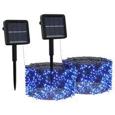 Lampki solarne 2x200 LED 2szt dekoracyjne na święta do salonu - Miniaturka zdjęcia nr 1