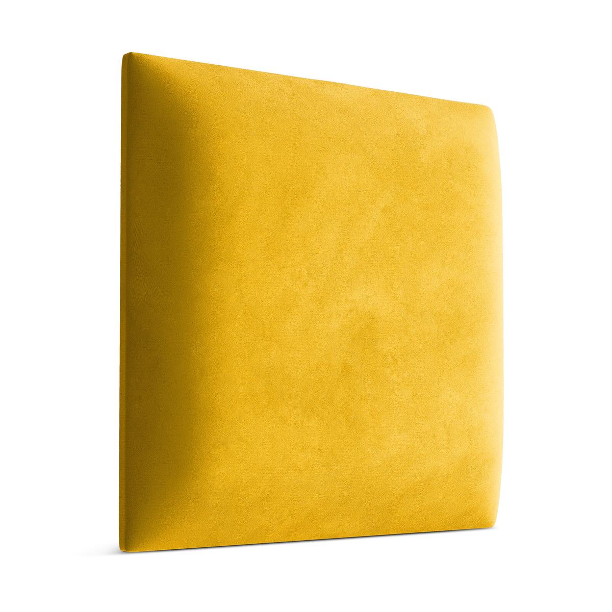 Panele tapicerowane 30x30 na ścianę magic velvet żółty