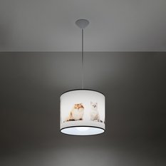 Lampa wisząca KITTY 30 95x30x30cm nowoczesna E27 do salonu - Miniaturka zdjęcia nr 4