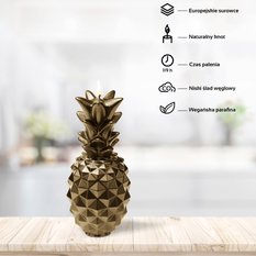 Świeca Pineapple Brass Big - Miniaturka zdjęcia nr 3