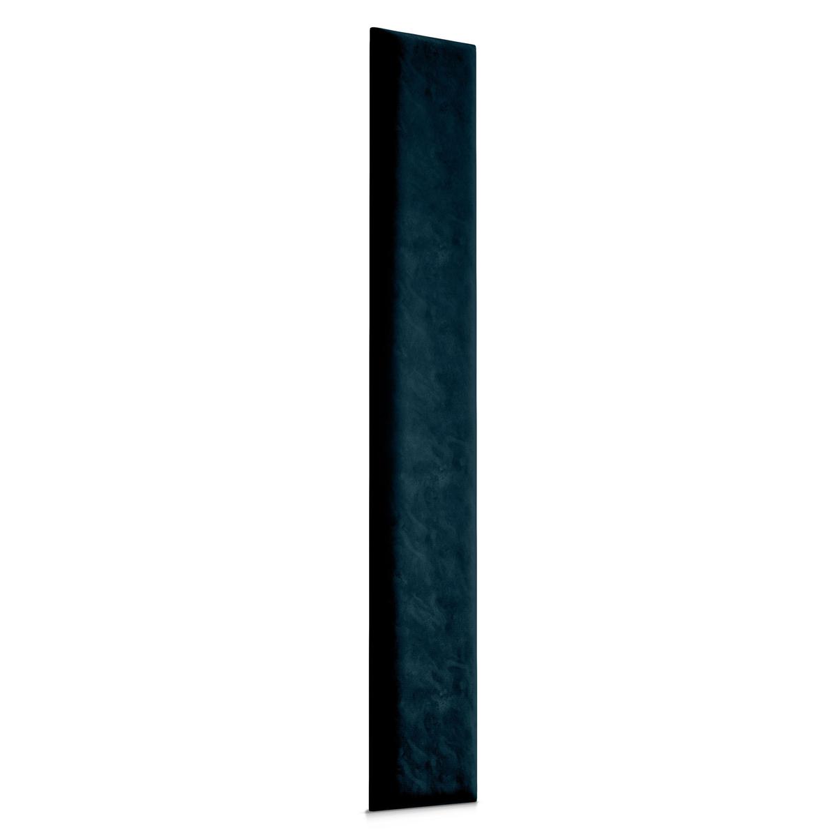 Panele tapicerowane 90x15 cm na ścianę wezgłowie granatowy