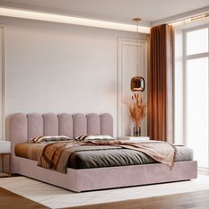 Panele tapicerowane 30x80 cm na ścianę płotek różowy - Miniaturka zdjęcia nr 5