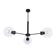 Lampa sufitowa K-4856 LAMBERT 72x60x60 cm do salonu lub pokoju czarny/przezroczysty - Miniaturka zdjęcia nr 1