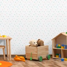 Tapeta Do Pokoju Dziecięcego PASTELOWE Gwiazdki 53x1000  - Miniaturka zdjęcia nr 7