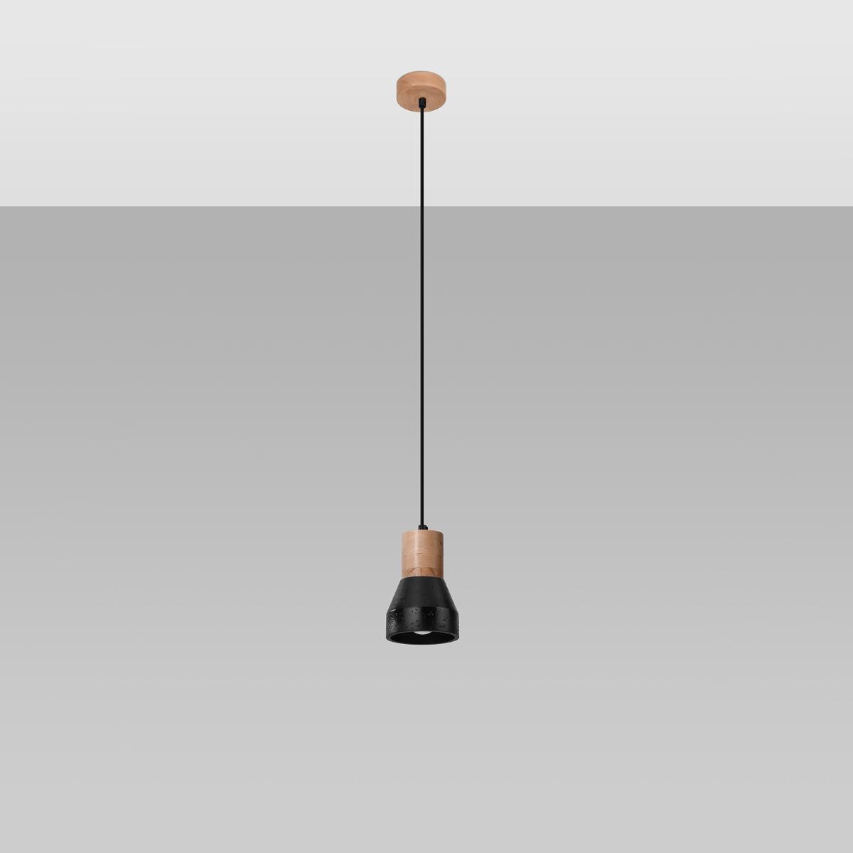 Lampa wisząca QUBIC czarna 120x10x10cm nowoczesna E27 do salonu nr. 2