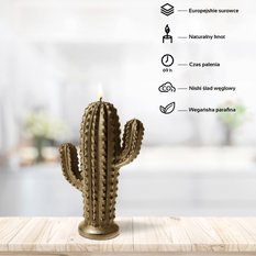 Świeca Cactus Brass Big - Miniaturka zdjęcia nr 2