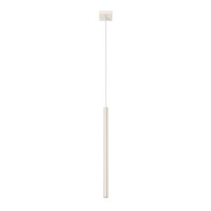 Lampa wisząca Pastelo 114x8x8cm do sypialni salonu beżowa - Miniaturka zdjęcia nr 1