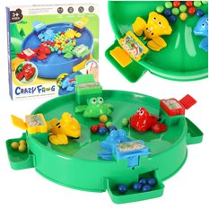 Gra zręcznościowa głodne żabki skaczące żaby 4 graczy zabawka dla dzieci 3+ 30,5x6,6x30,5 cm