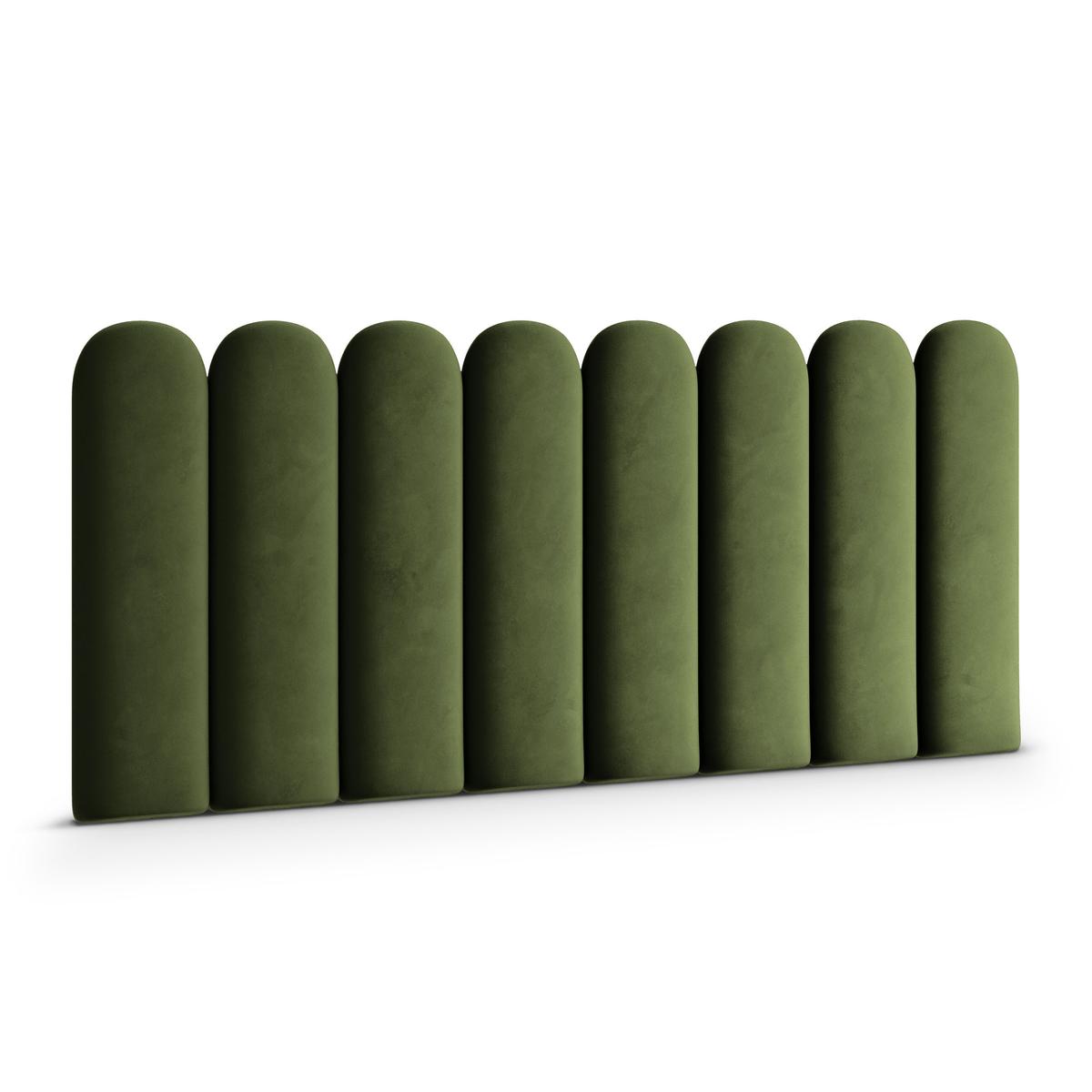 Panele tapicerowane 30x100 cm płotek magic velvet khaki