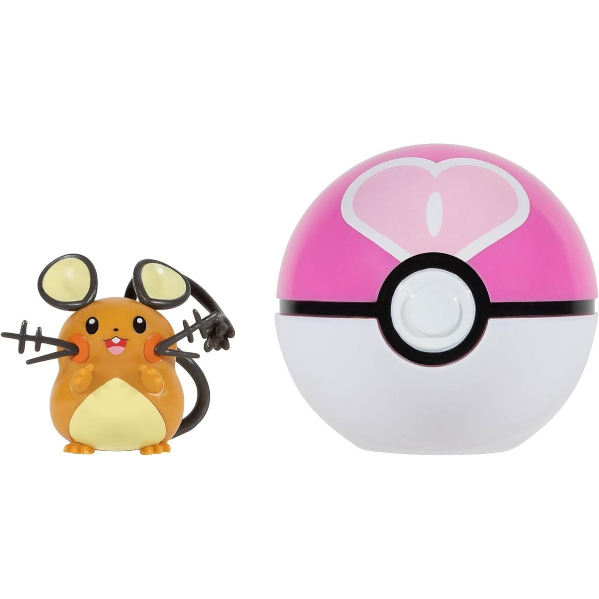 POKEMON CLIP 'N' GO ZESTAW JAZWARES ORYGINALNA FIGURKA DEDENNE + LOVE BALL nr. 2