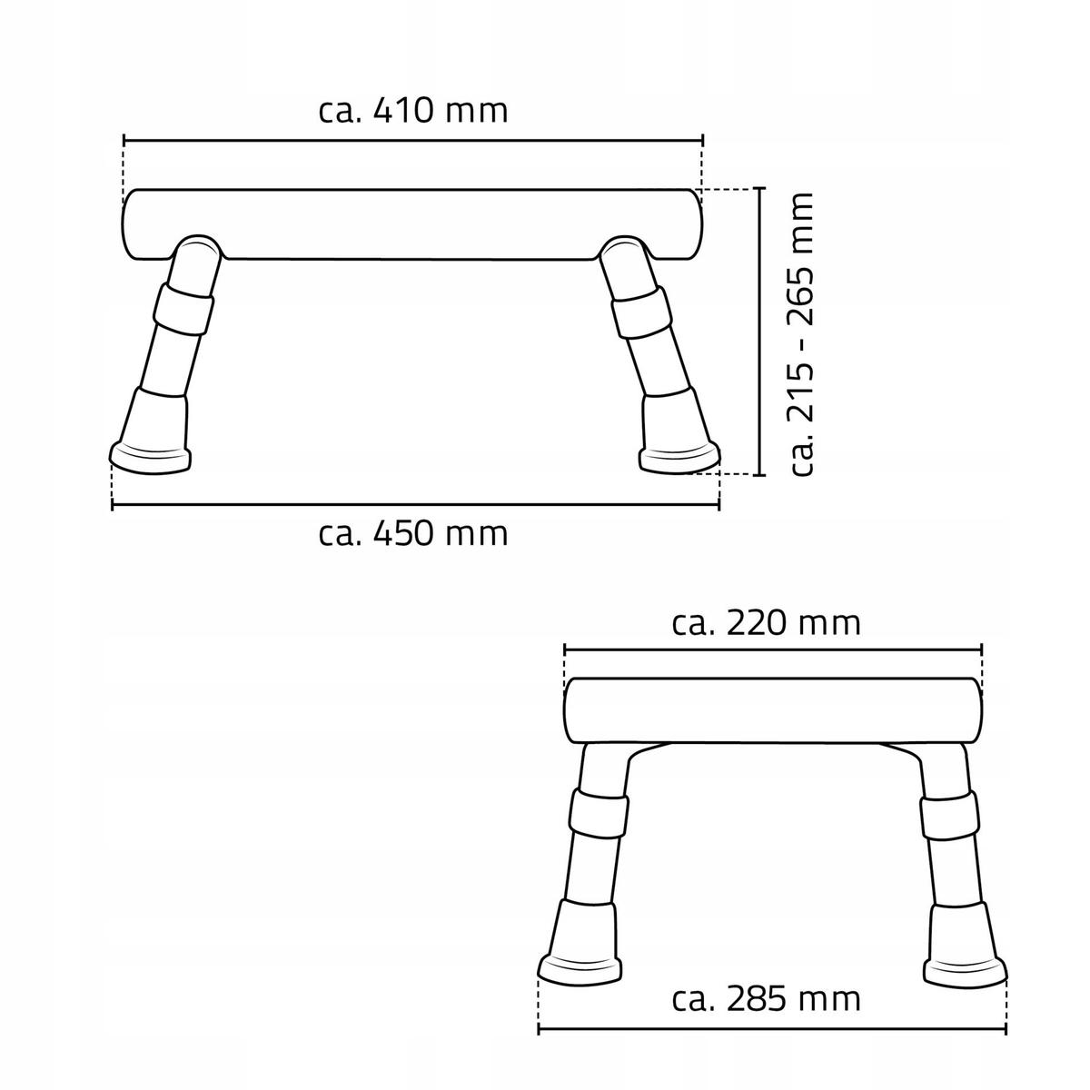 RIDDER Sam taboret-stopień łazienkowy z aluminium nr. 4