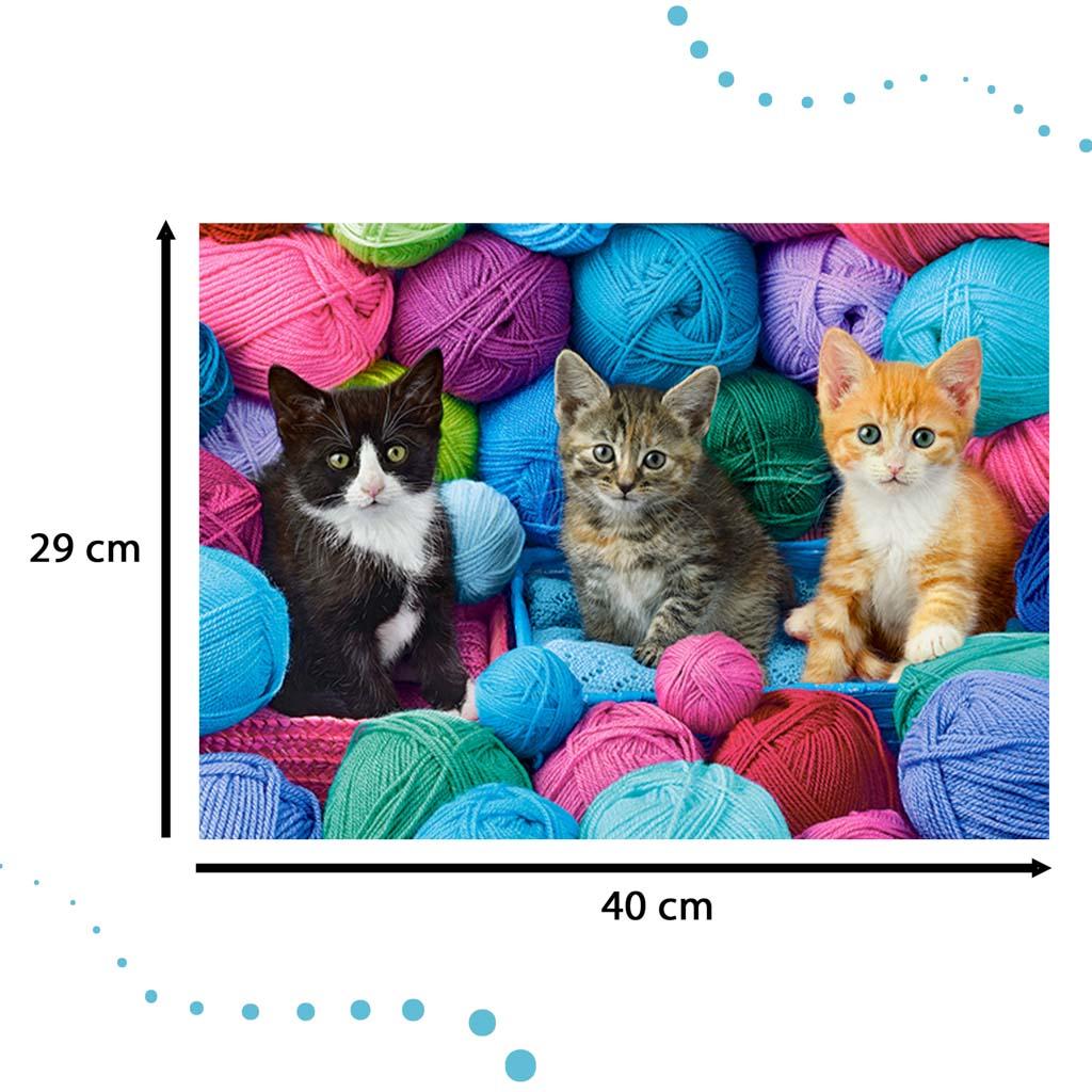 CASTORLAND Puzzle układanka 300 elementów Kittens in Yarn Store - Kotki w kłębach wełny 8+ nr. 4