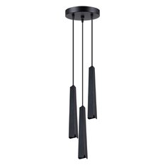 Lampa wisząca PRYSM 3P czarna 120x19.5x19.5cm nowoczesna lampa G9 do salonu - Miniaturka zdjęcia nr 1